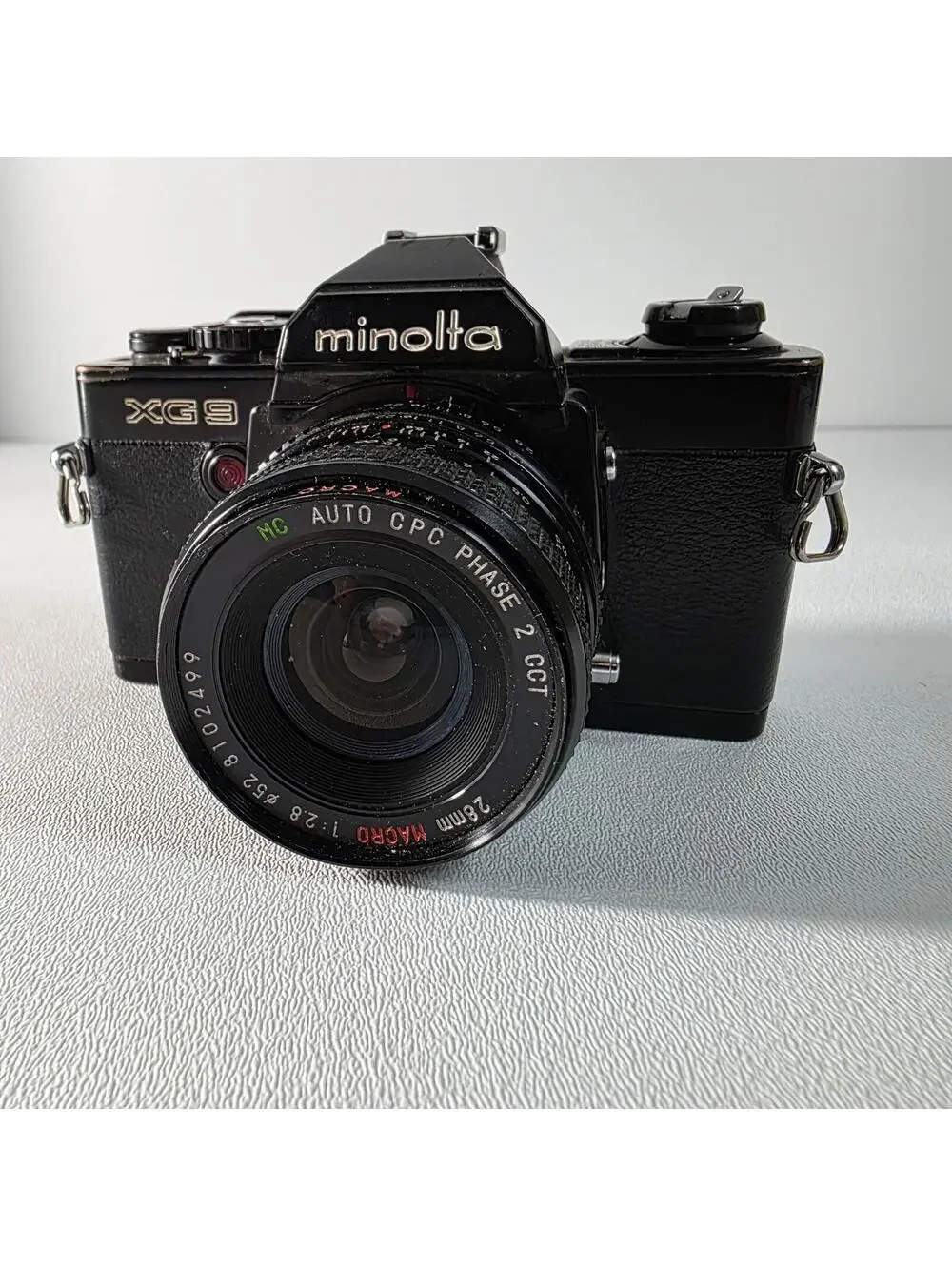 Minolta XG-9 35mm Film Camera + 28mm Macro 1:2.8 CPC Phase 2 CCT Lens | Tested